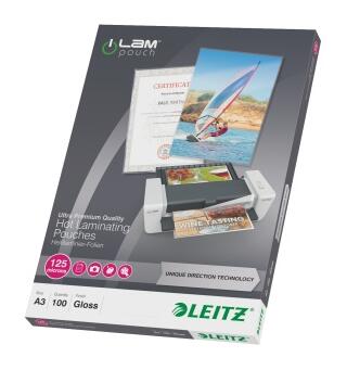 Lamineringslomme LEITZ A3 UDT125my (100)